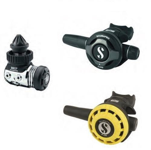 Scubapro MK17 / S600 und Octo 195 - Atemreglerset