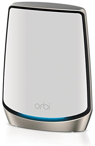 NETGEAR Satellite Orbi Tri-Band WiFi 6 (RBS860) – kompatibel mit Ihrer Orbi WiFi 6-Basis, fügen Sie bis zu 230 m², für WLAN-Geschwindigkeiten von bis zu 6 Gbit/s | WiFi 11AX Mesh AX6000