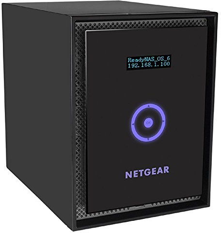 Netgear ReadyNAS 716X Series Serveur de Stockage Desktop 6 Baies pour Disque SATA/SSD 3,5/2,5'' Noir