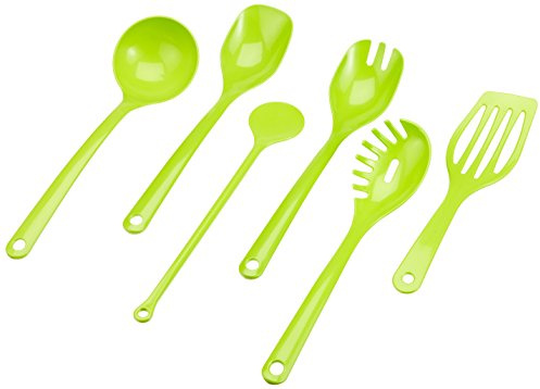 Waca Camping Zubehör Küchenhelfer Set 6-teilig, apfelgrün, 38905