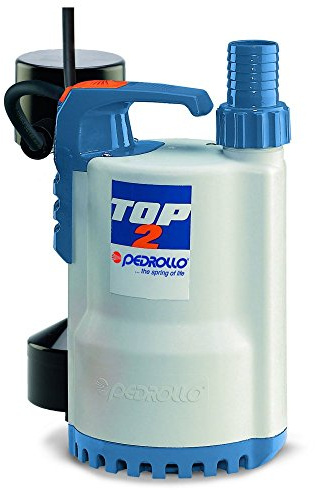 POMPA Sommergibile Acque Chiare 0,5Hp TOP2GM 5m Galleggiante Magnetico Pedrollo