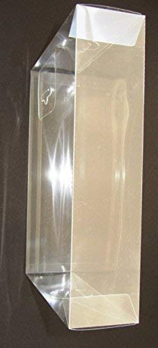 20 Stück Geschenkbox 110x80x28mm Faltschachtel Klarsichtbox Kunststoff klar transparent