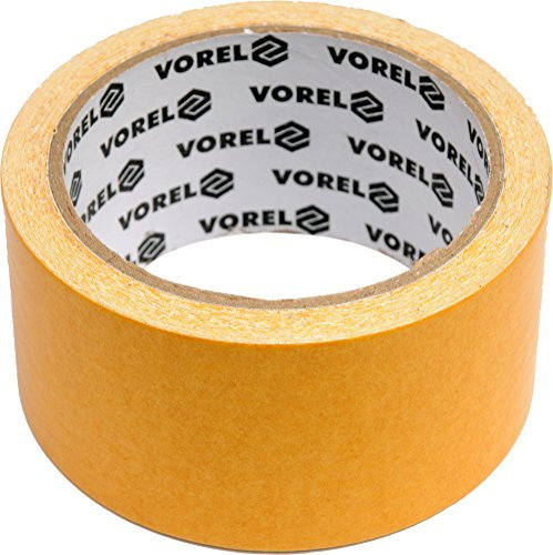 VOREL 75261 Ruban adhésif double face 50 mm x 10 m