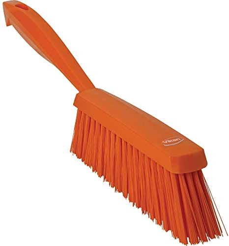Vikan 45897 rengöringsborste för sopskyffel, polypropen/polyester mellanborst sopborste och sopare, 35 cm, orange