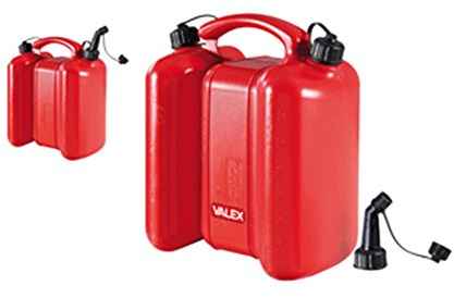 Valex Tanica Combinata per Benzina e Olio con Imbuto Rigido 6+3 Litri Omologata