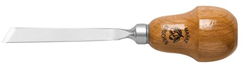 Kirschen 5602010 Ciseaux de sculpteurs avec manche poire Coupe 1 oblique, Brun/Argent, 10 mm