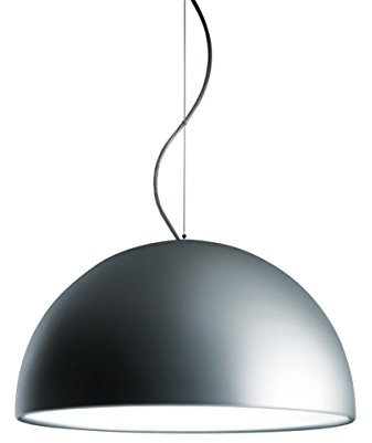 Fontana Arte Cupola - Lampada a sospensione, in alluminio laccato, misura 2, Ø 54 x 27 cm