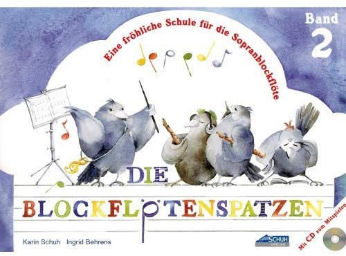 Schuh Verlag Die Blockflötenspatzen 2 mit CD
