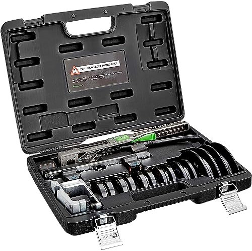 Hilmor CBKRB 1926598 Kompaktes Bieger-Set mit umgekehrtem Biegeaufsatz für 1/4 Zoll – 7/8 Zoll Rohr und Rohrbiegen, Schwarz