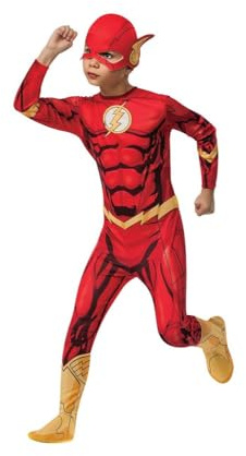 Rubie's Official DC The Flash Child Costume, Superhero Fancy Dress