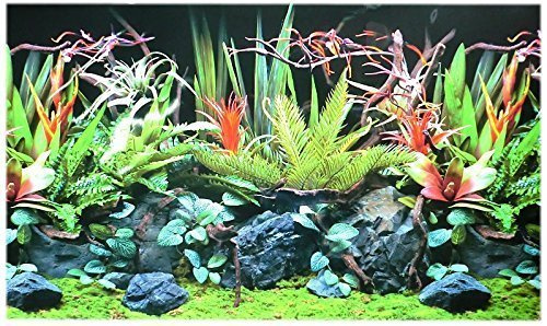 Amtra Croci Rückwandfolie 80 cm x 45 cm Terrarien Aquarien Rückwand Hintergrund Dekoration