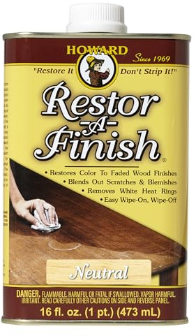Howard Products RF1016 RF3016 Restor-A-Finish, 16 oz, Neutral