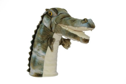 alles-meine.de GmbH Handpuppe Krokodil Kroko Alligator Wildtier Afrika Tier Zootier Zoo