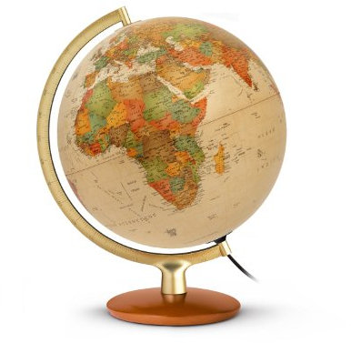 Jpc créations Globe terrestre 30 cm Premium Antique (Version Francaise)