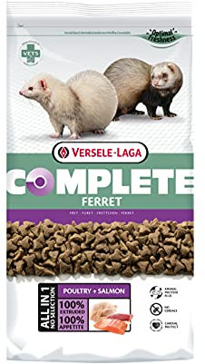 VERSELE-LAGA - Complete Ferret - Pienso extrusionado Todo en uno Rico en proteínas para Hurones (2,5kg)