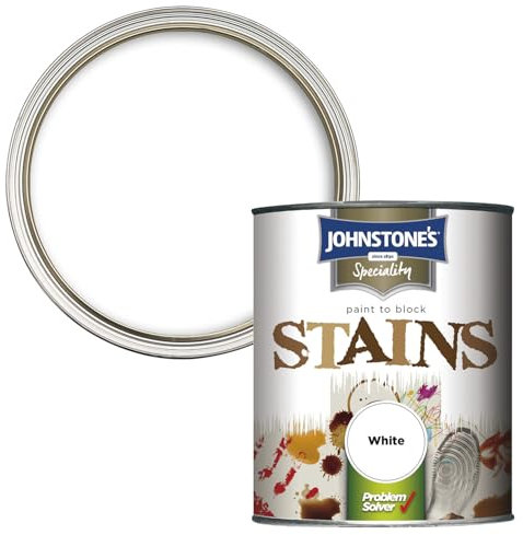Johnstone's Paint to Block Stains - White 750ml