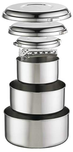 MSR Alpine 4 Stainless Steel Camping Pot Set
