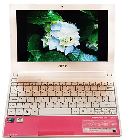 acer Happy 10.1 inch Netbook - Pink (Intel Atom N455 Processor, RAM 1GB, Storage 250GB, 0.3MP Camera, Windows 7 Starter)