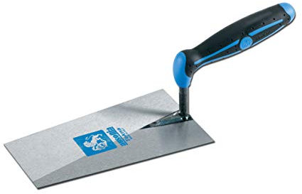 AUSONIA - Cazzuola da muratore per malta modello TEKNA a punta quadra da 16 Cm