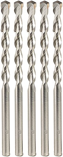 AGT Bohrfutter: Beton-Bohrer-Set für Schlag- und Drehbohrer, 6 mm, 5 Stück (Betonbohrer, Steinbohrer 6 mm, Akku)