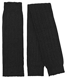 ESPRIT Damen Stulpen Rib W Lw Wolle dick gemustert 1 Paar, Schwarz Black 3000, ONESIZE