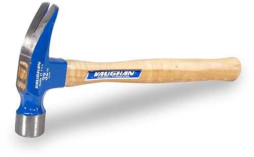 VAUGHAN Hickory Handle 999 Series Framer Hammer, 32 oz Smooth Face, Made In The USA, 707S, VN10702