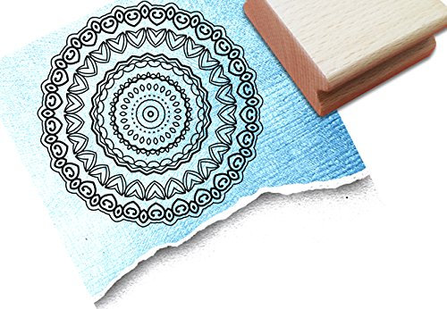Stempel - Motivstempel MANDALA II - Zentangle/Doodle, als Vorlage zum Ausmalen, für Karten, Kunst und mehr... - Bildstempel von zAcheR-fineT