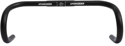UPANBIKE Rennrad Lenker - Gebogener Drop Bar Lenker aus 6061 T6 Aluminiumlegierung, Ø 25,4 mm, Breite 420mm