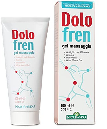 NATURANDO Dolofren Gel 100 ML Lenitivo con Arnica e Artiglio del Diavolo che favorisce la mobilità delle articolazioni