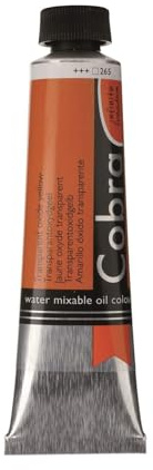 Cobra Talens wassermischbare Ölfarben, 40 ml, 265 Transparent Oxidgelb