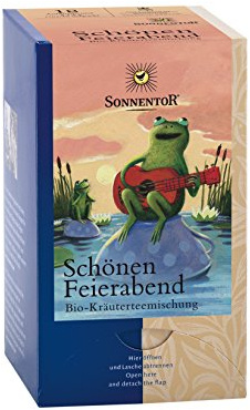 Sonnentor Schönen Feierabend-Kräutertee kbA, Doppelkammerbeutel, 2er Pack (2 x 27 g) - Bio