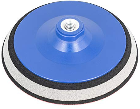 Plateau de polissage Ø 180 mm - Plateau de poncage doux pour Meuleuse d'angle avec Filetage M14 pour disques abrasifs auto-agrippant - tous les Diamètres disponibles - DFS