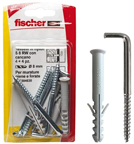 Fischer, Tasselli prolungati S 8 R W K con cancano