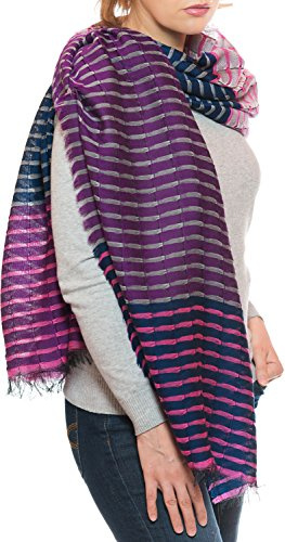 ufash Pashmina Wollschal - elegant und besonders weich, aus Punjab, Indien - 180 x 70 cm - diverse Designs