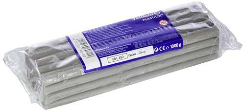 Pelikan 601492 - Qualitäts - Knetmasse Plastilin, 1 kg, grau