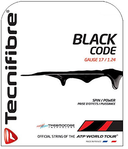 Tennissaite TF BLACK CODE 1,24mm, 12m Garnitur,