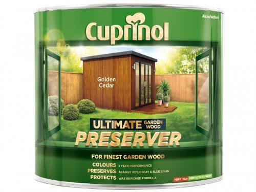 Cuprinol 4L Ultimate Garden Wood Protector - Golden Cedar