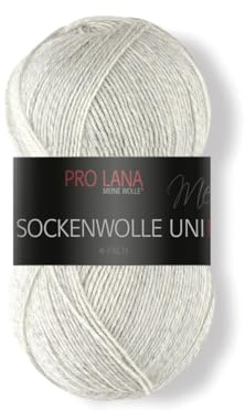 Pro Lana Sockenwolle Uni 4-fach 403 - silber