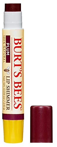 Burt's Bees 100% Natural Lip Shimmer, Plum, 2.6g