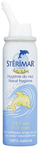 Sterimar Baby 100% Natural Sea Water Nasal Spray, Microdiffusion for Clearing and Unblocking Nose - 50 ml