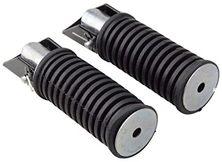 GOOFIT 120mm / 30mm Reposapiés Goma negra Reemplazar Para ATV Kart todoterreno motocicleta