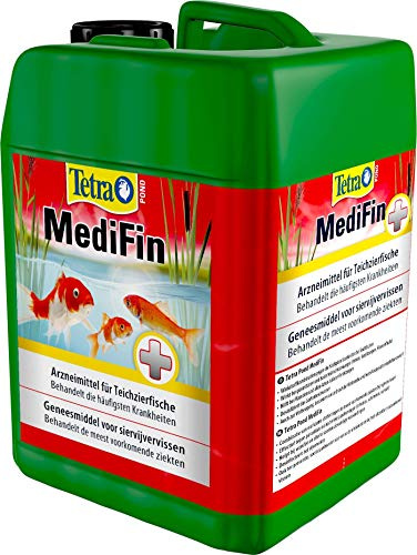 Tetra Pond MediFin - Medikament für Teichfische gegen die häufigsten Krankheiten, auch zur Vorbeugung und Desinfektion, 3 L