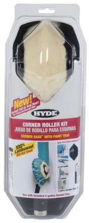 Hyde 45820 Ease Corner Roller Kit, 3 Pieces, for Use with Water-Based, Oil Or Enamel Paints