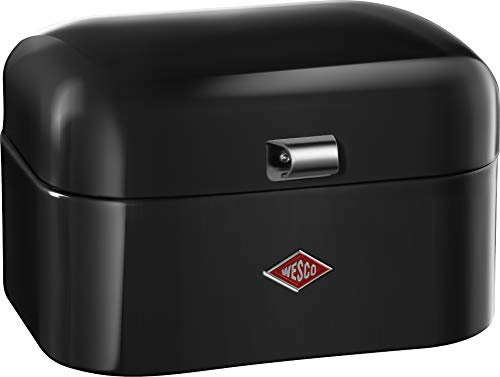 Wesco 235 101 Single Grandy Brotkasten schwarz 22 x 28 x 17cm (L/B/H)