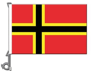 Flaggenfritze® Deutscher Widerstand Stauffenberg Autofahne 30 x 43 cm – Autoflagge für Autokorso, Public Viewing, Sportevents und Deko