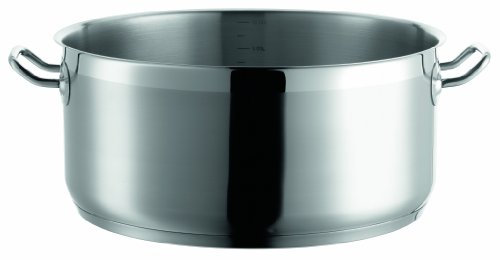 Mäser, Serie Professional, Bratentopf 32 cm, Topf aus hochwertigem Edelstahl 18/10, Induktion, Literskala