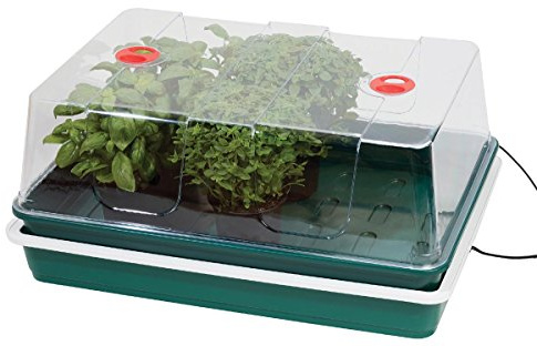 Garland GAL60PV Elektrischer Anzuchtkasten mit Variabler Temperaturregelung, 50 W, Schwarz, 59 x 41 x 27 cm