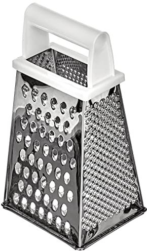 Fackelmann Grattugia Universale a 4 Facciate, Bianco