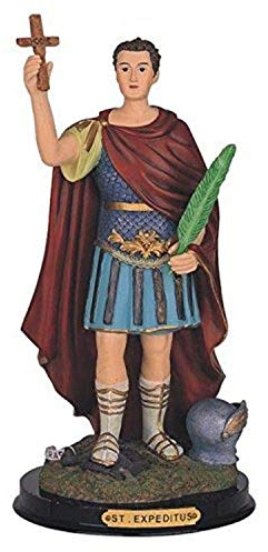 StealStreet Saint Expedites helig figur religiös staty dekor, 30 cm