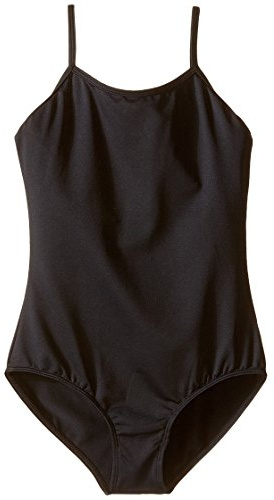 Bloch Dance Girls Parem Microlux Camisole Leotard, Black, 12